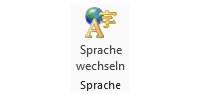 Wenn eine Vorlage als ML-Vorlage (Multilanguage) ausgelegt ist, so kann jederzeit über diese Schaltfläche die Sprache des Dokumentes gewechselt werden.